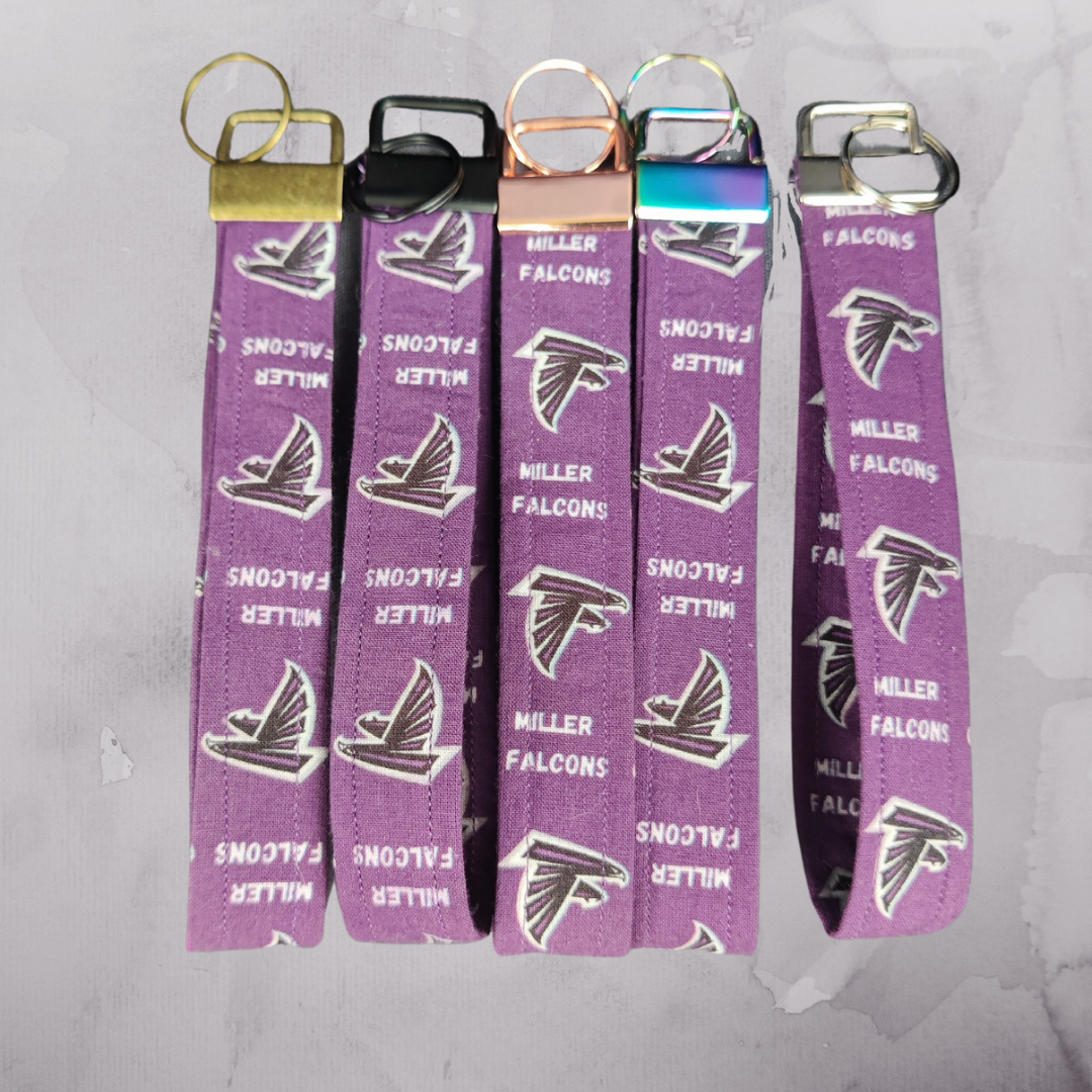 Handmade Miller Falcons Keychain – Show Your High School Spirit