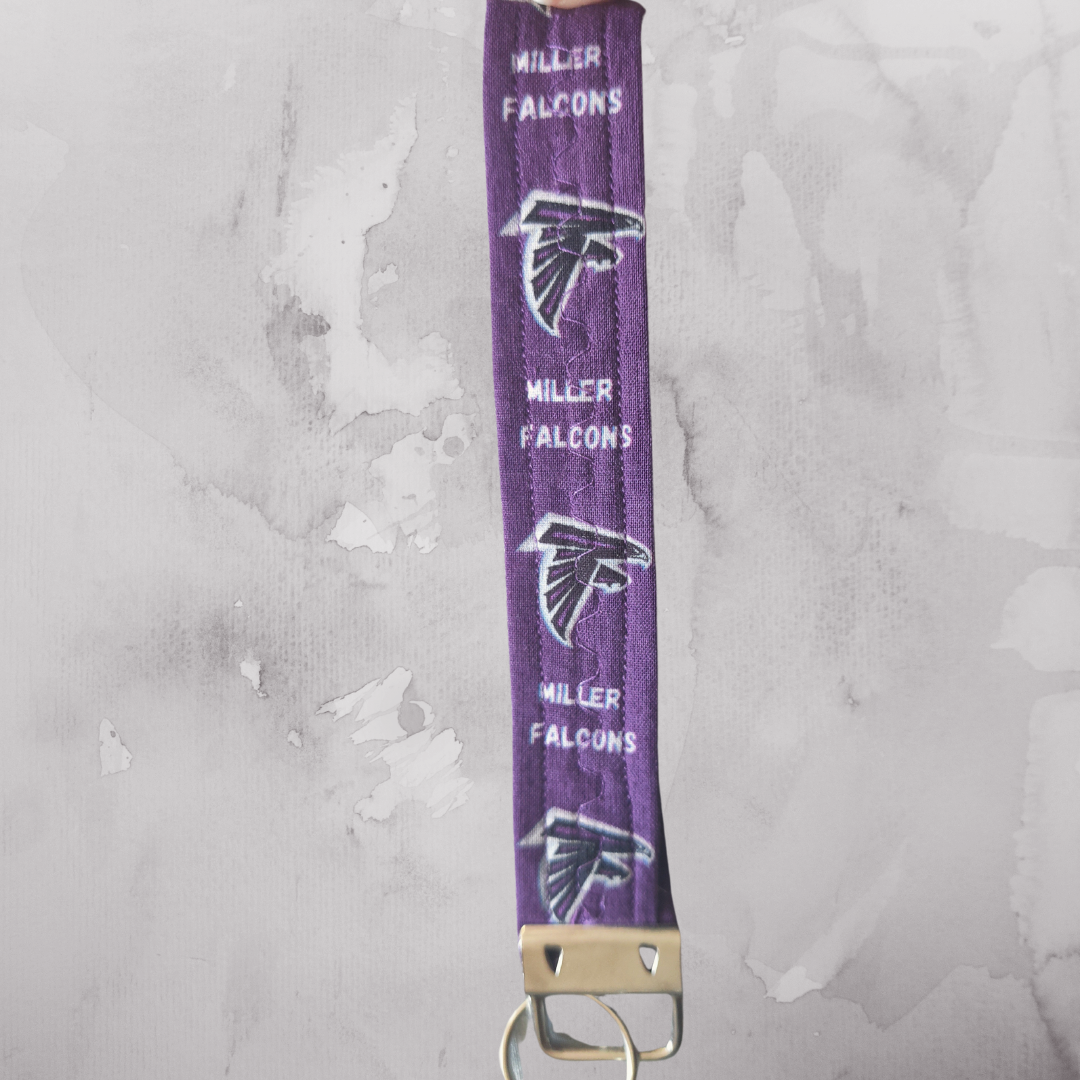 Handmade Miller Falcons Keychain – Show Your High School Spirit