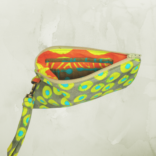 Handmade Colorful Clutch Wallet | Zippered Wallet | Women's Wallet | Card Holder | Small Purse