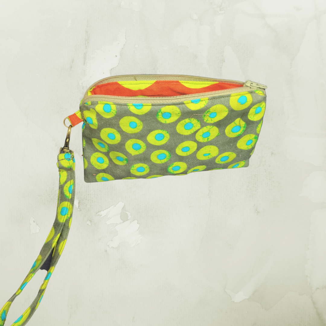 Handmade Colorful Clutch Wallet | Zippered Wallet | Women's Wallet | Card Holder | Small Purse