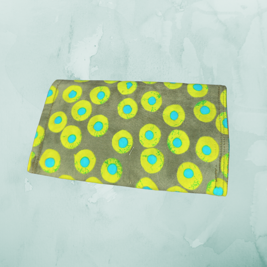 Handmade Colorful Clutch Wallet | Vibrant Card Holder | Unique Women's Wallet | Stylish