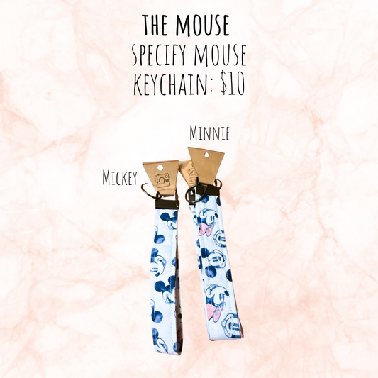 Handmade Iconic Mice Ear Keychains-Fandom Inspired Accessories