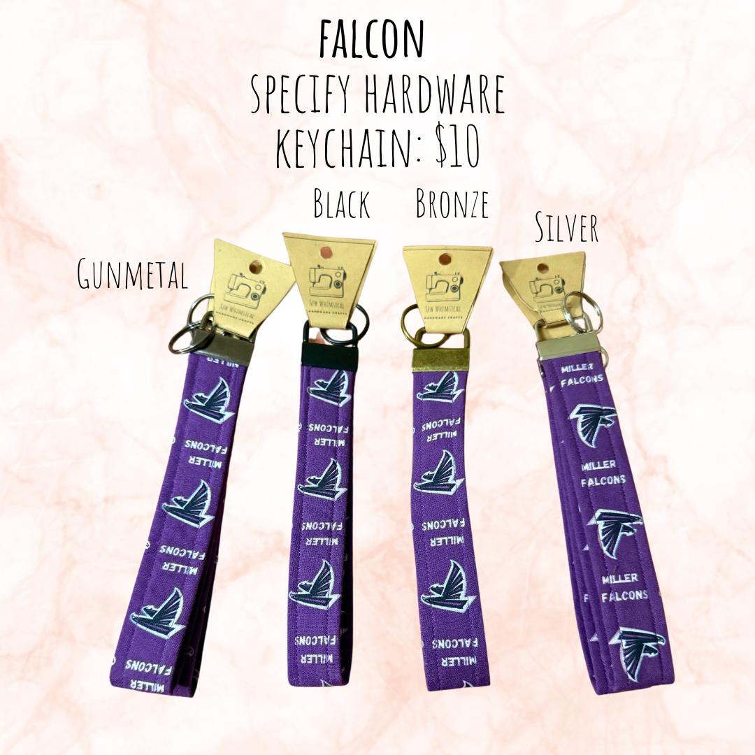 Handmade Miller Falcons Keychain – Show Your High School Spirit